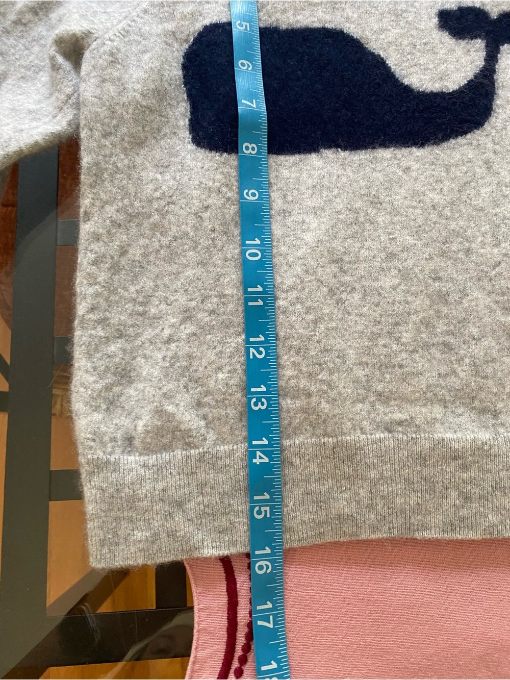Vineyard Vines Cashmere Wool Blend Whale Crewneck Sweater Medium - Picture 13 of 15